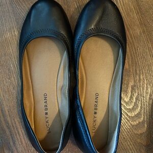 Lucky Brand Black Ballet Flats